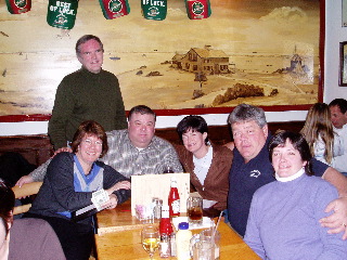 Cathy, Jim, Tom, Debby, Ed and wife